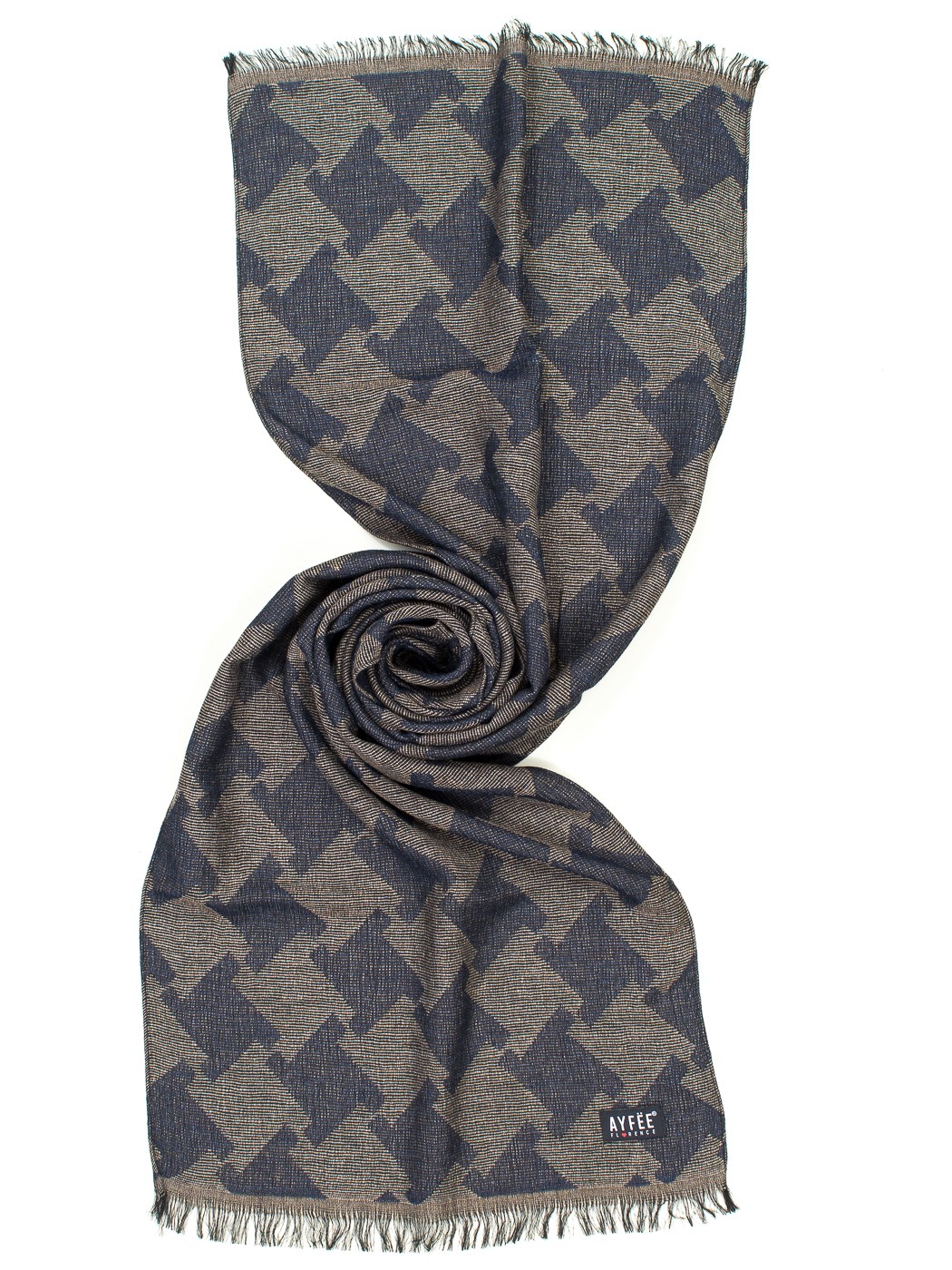 STOLA UOMO JACQUARD GEOMETRIC, 45X180